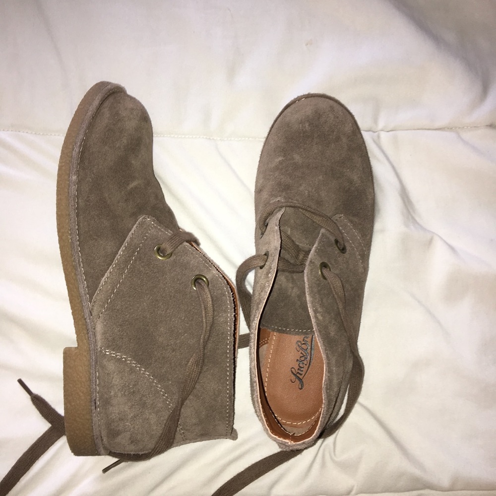 light brown booties